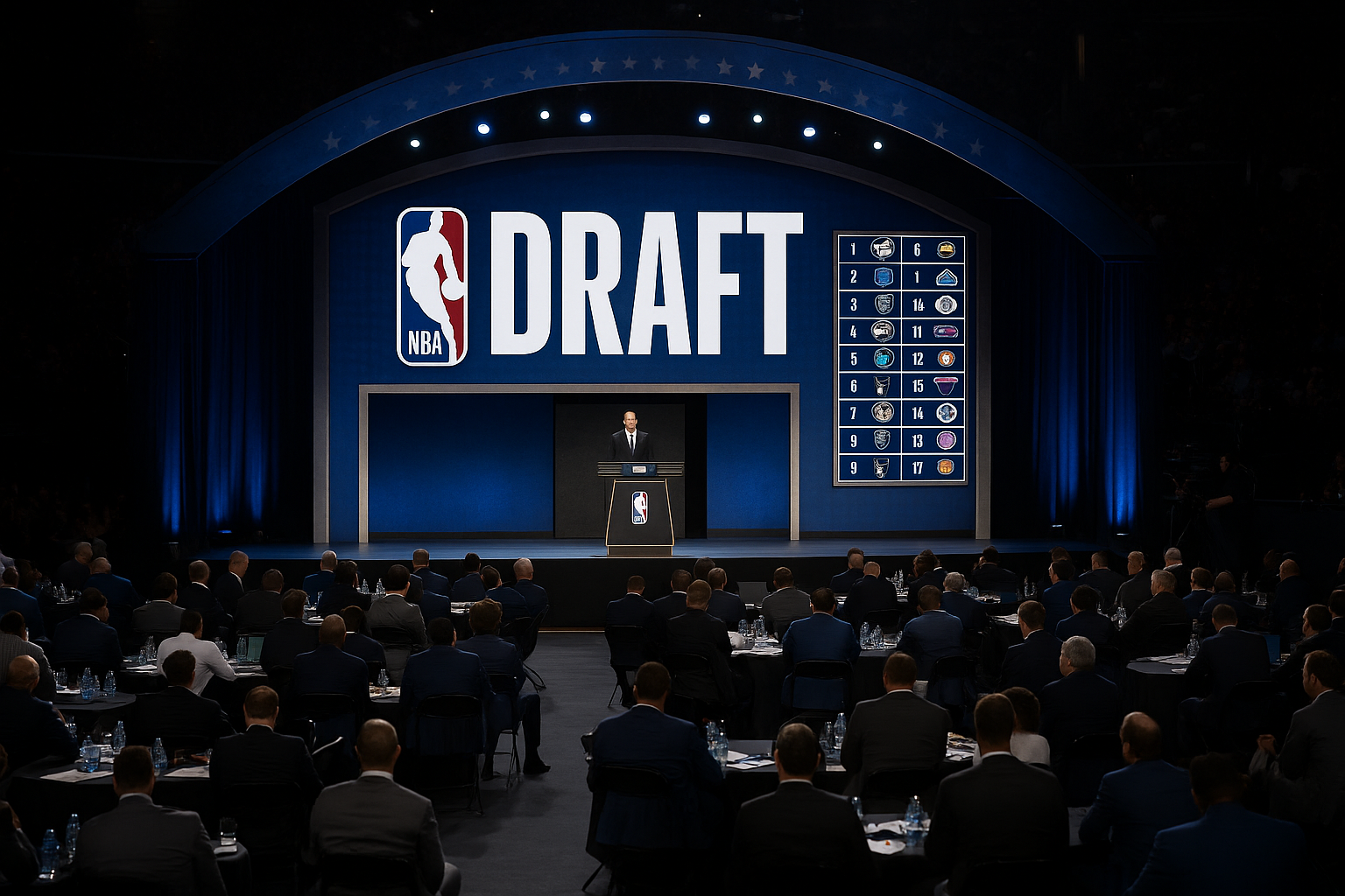 Acompanhe em tempo real todas as escolhas do Draft da NBA