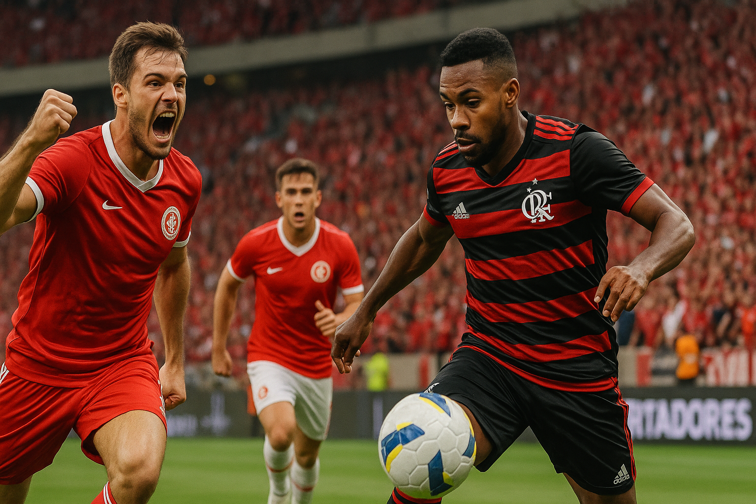 Apostas Esportivas horario onde assistir escalacoes Internacional x Flamengo pela Copa Libertadores