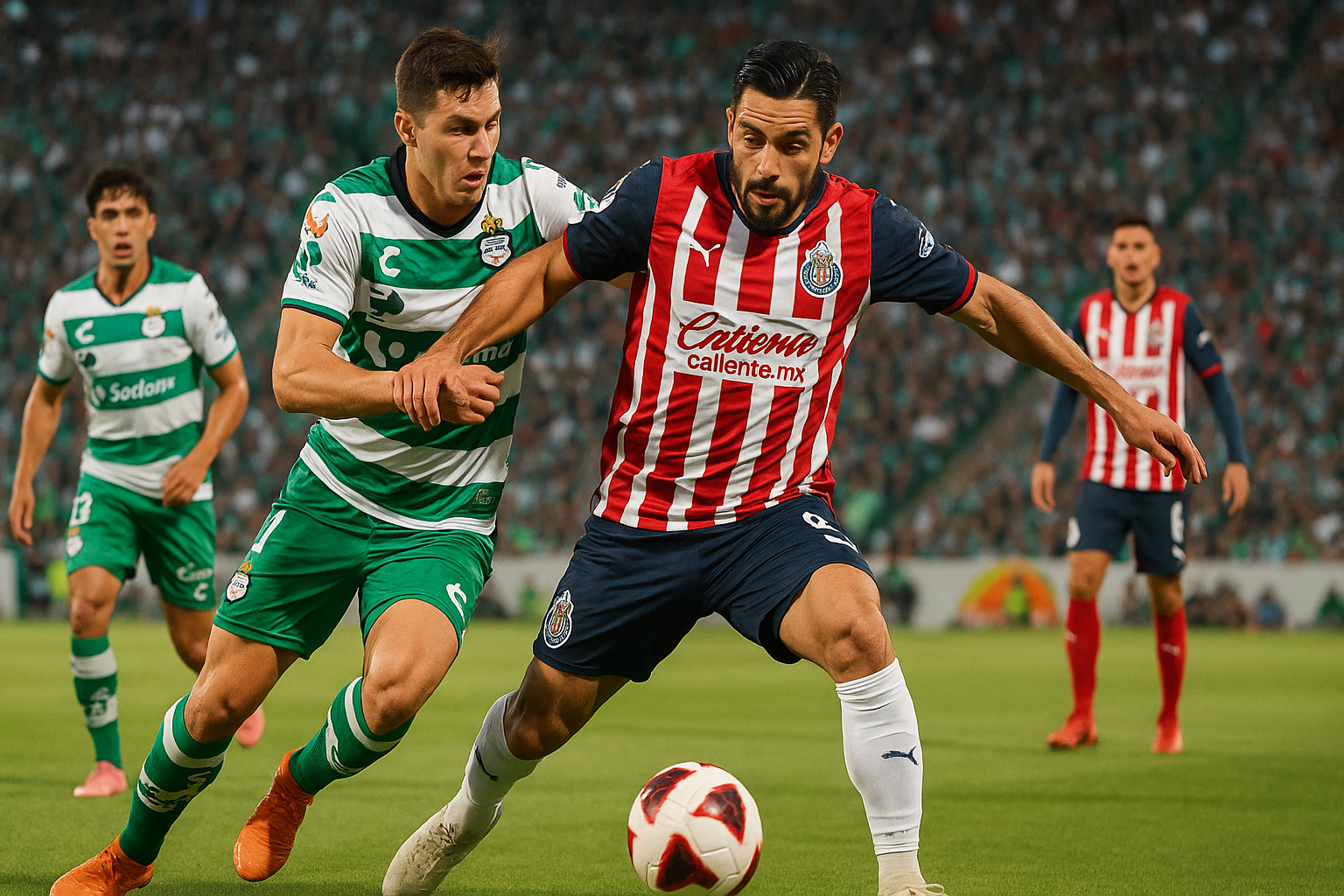 Horário, onde assistir e escalações de Santos Laguna x Guadalajara pela Liga MX