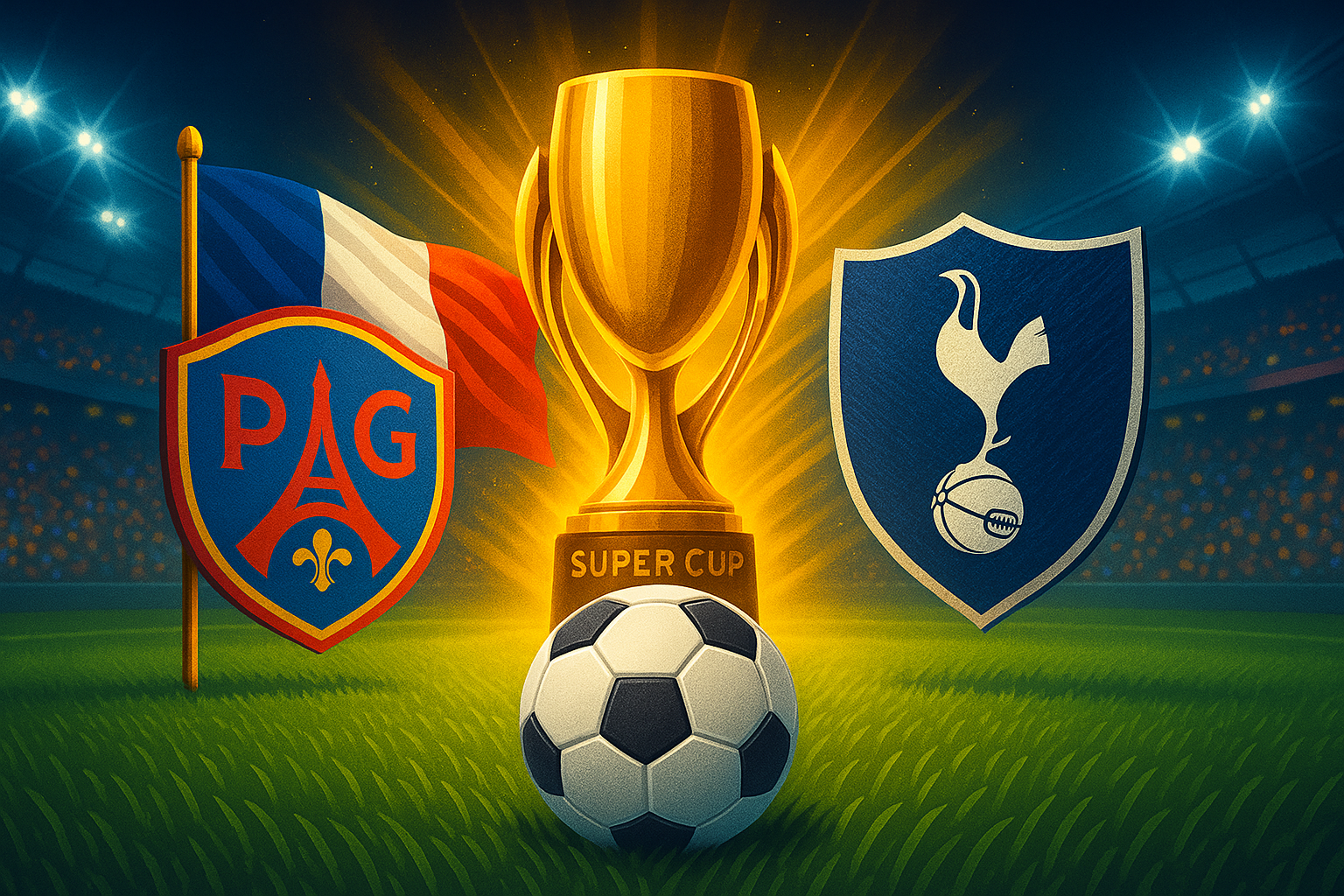 PSG Enfrenta Tottenham na Final da Supercopa da UEFA em Udine