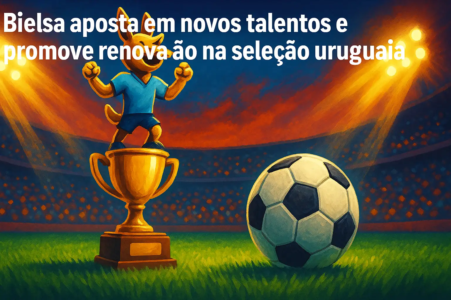Bielsa aposta em novos talentos e promove renovação na seleção uruguaia